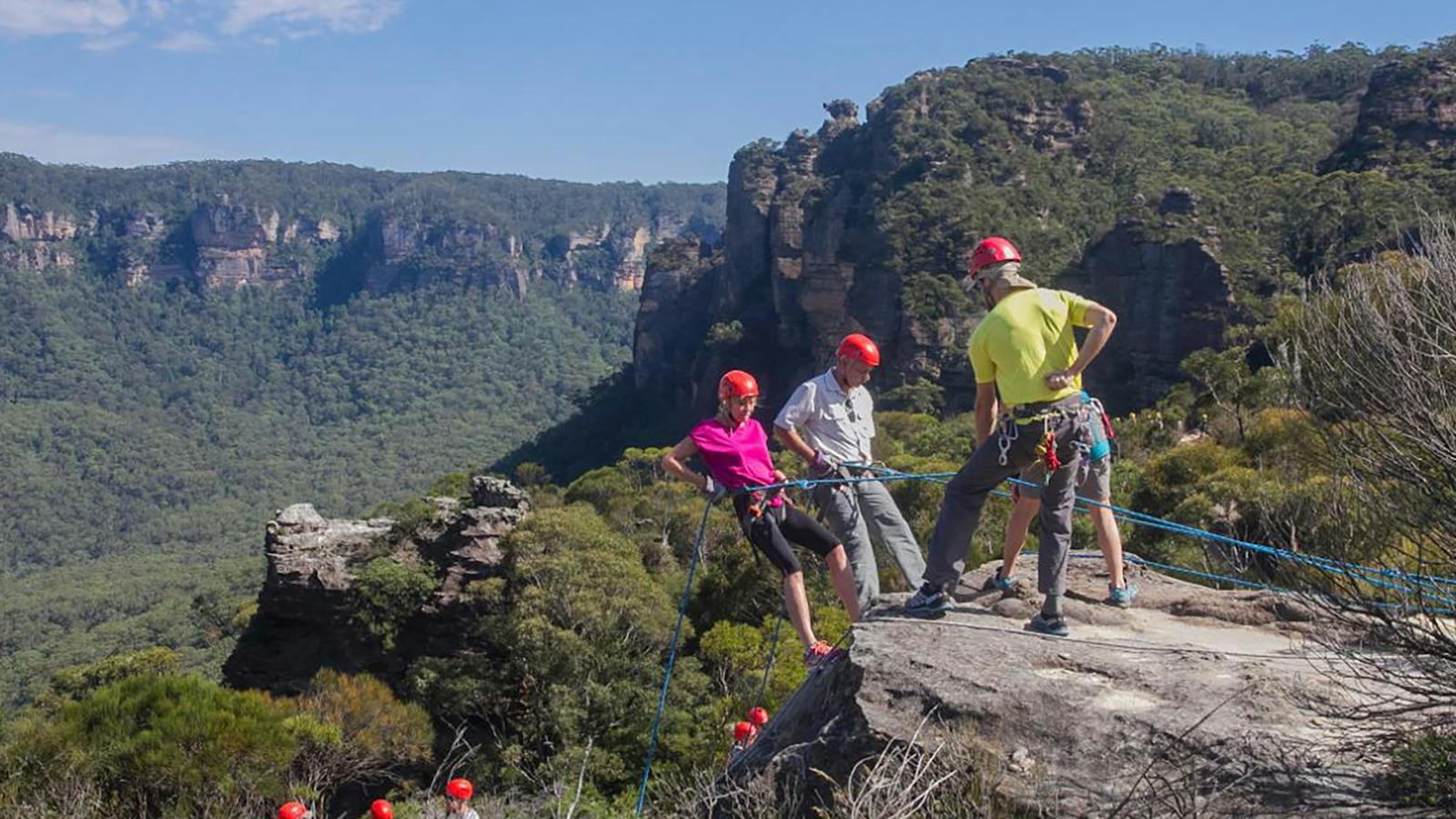 abseiling