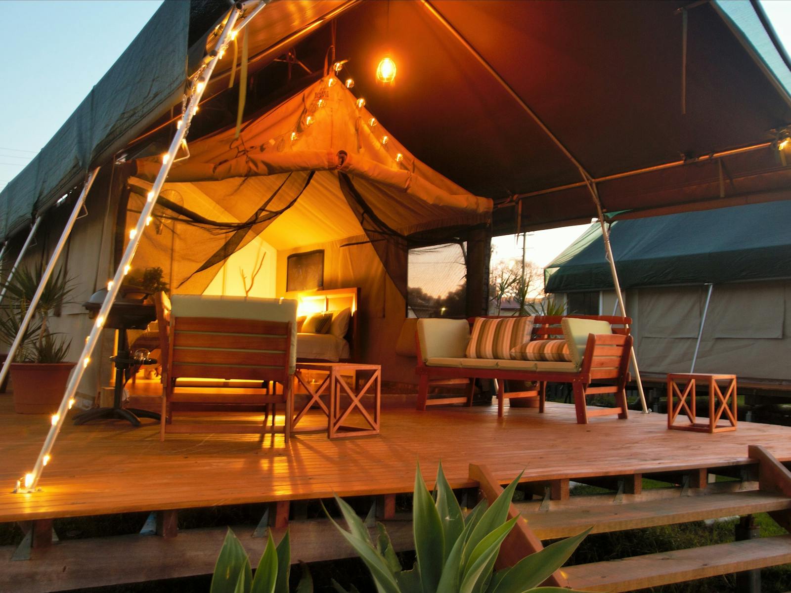 Glamping - Luxury Safari Tent Accommodation