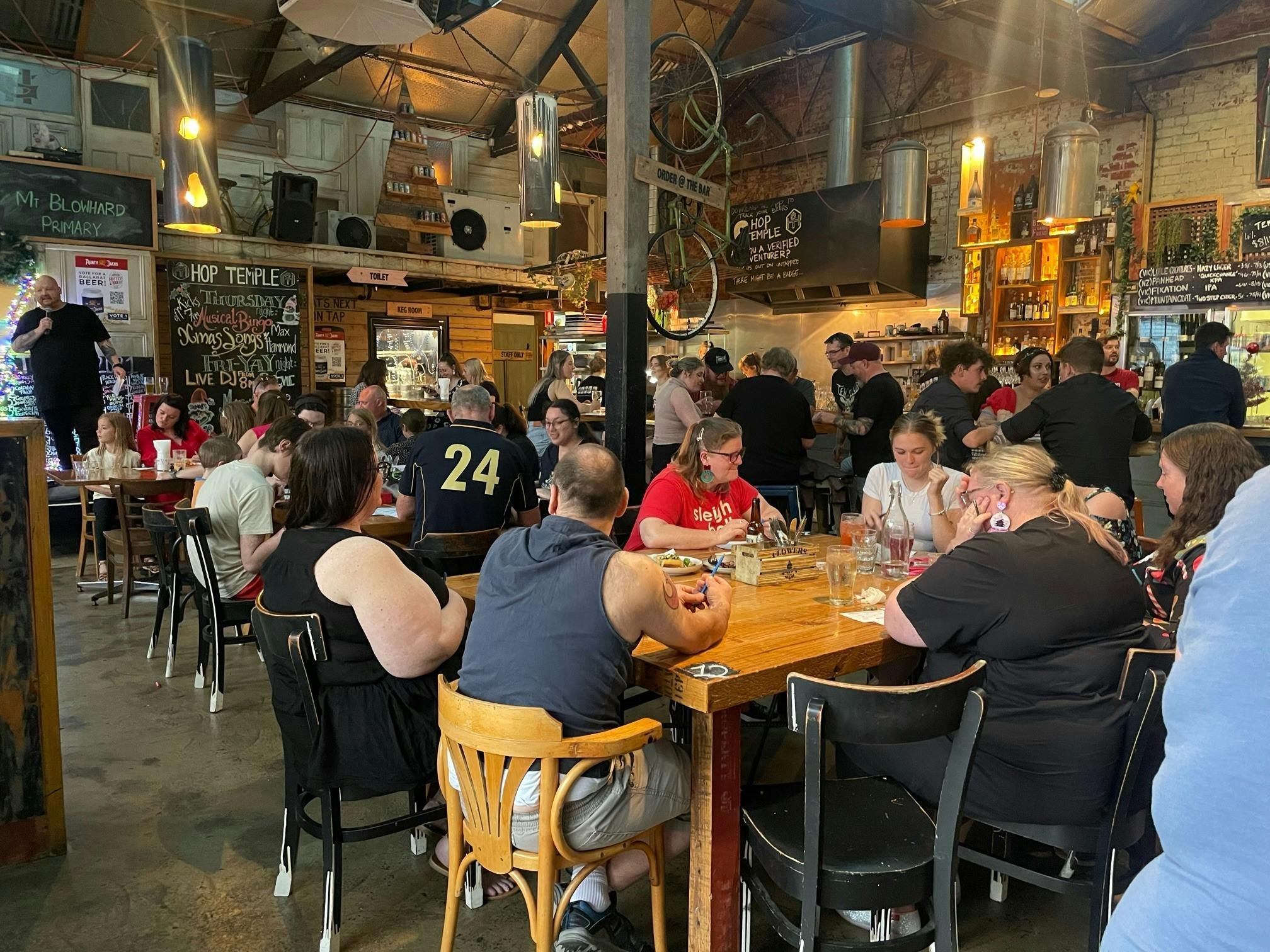 Hop Temple Musical Bingo