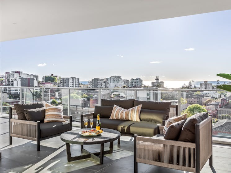 Argo Serviced Apartments - Wollongong, Penthouse Balcony