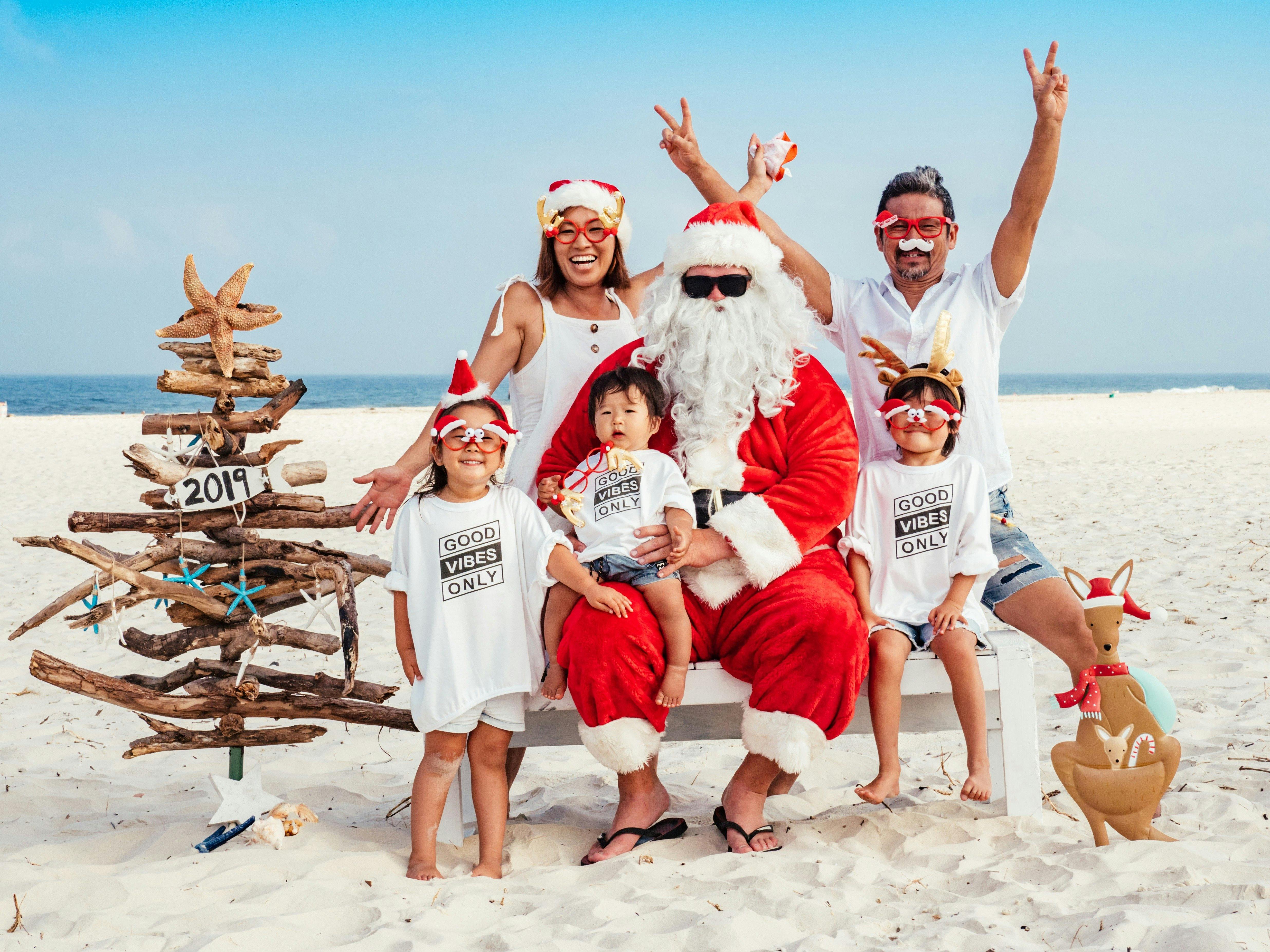 Santa on the Beach Byron Bay