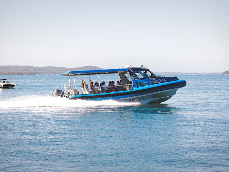 Boat cruise on Lake Macquarie