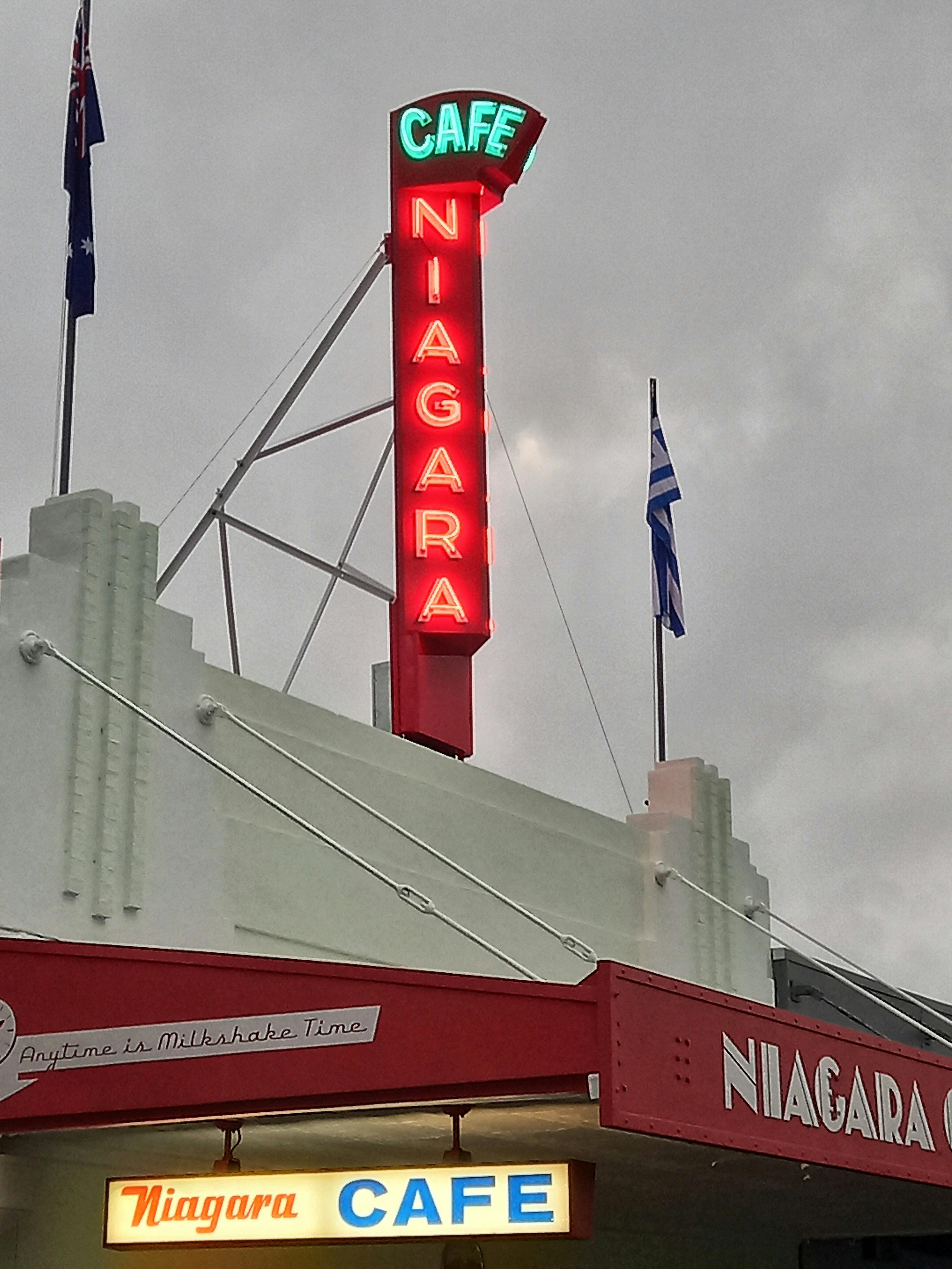 Niagara Neon sign