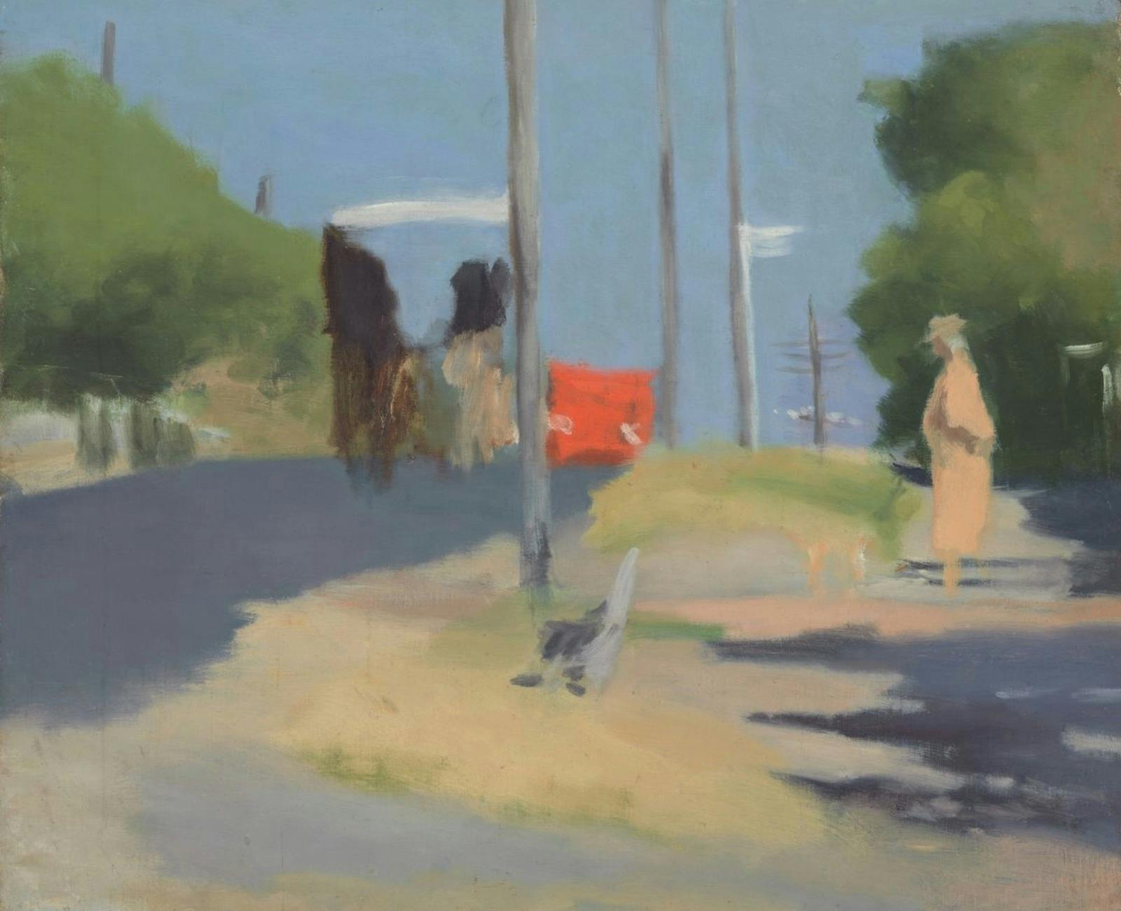 Clarice Beckett, Bay Road, 1930, National Gallery of Australia, Kamberri/Canberra, purchased 1971