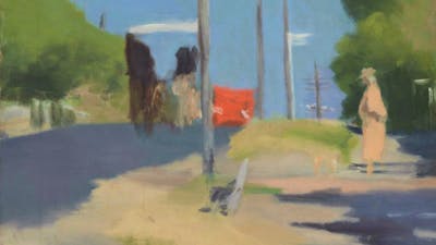 Clarice Beckett, Bay Road, 1930, National Gallery of Australia, Kamberri/Canberra, purchased 1971
