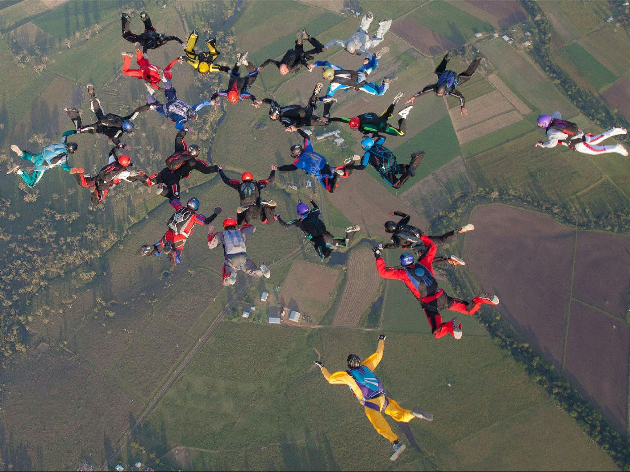 Bigway Freefall Formation at Ramblers