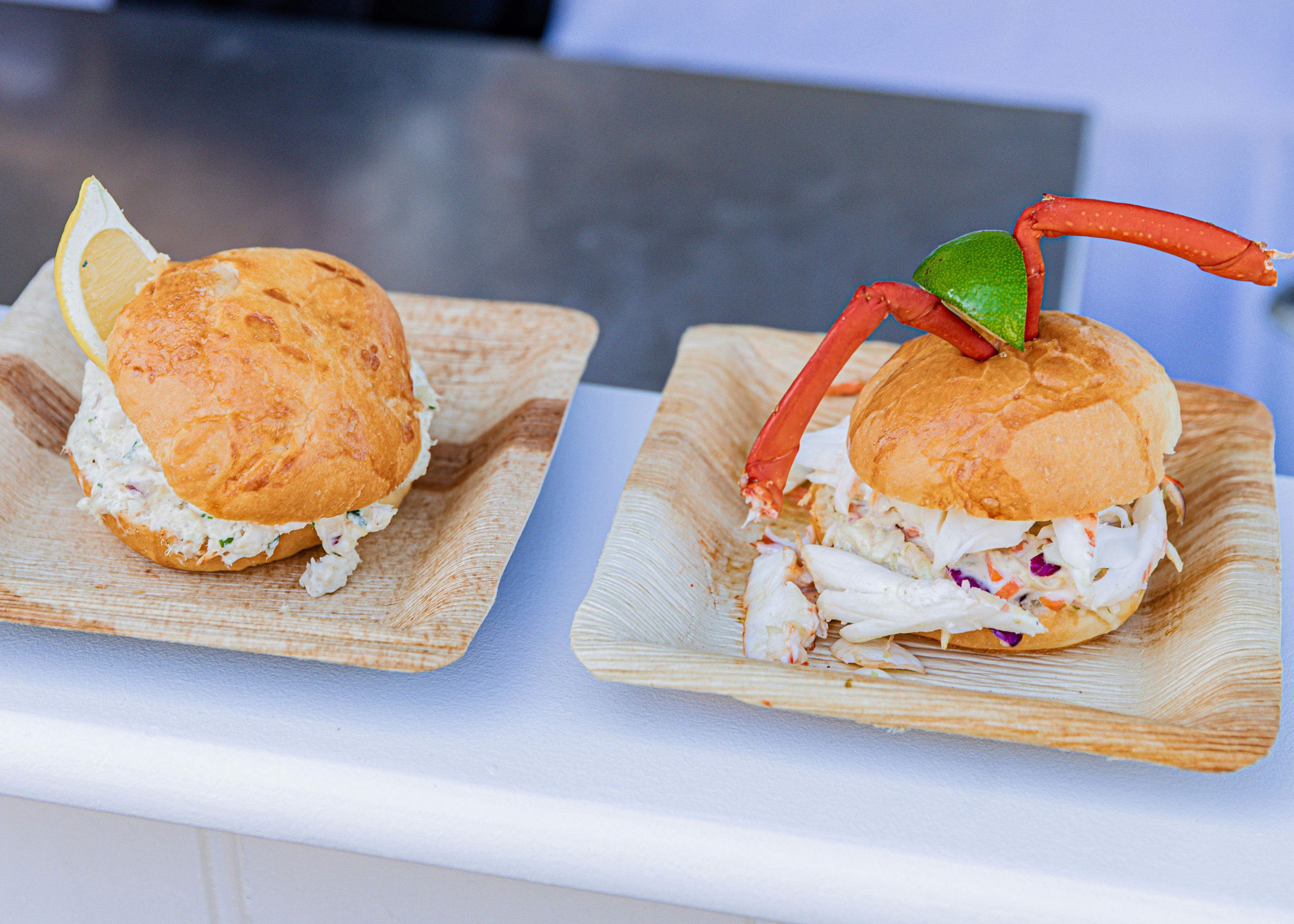 Poyers Restaurant Crab Sliders