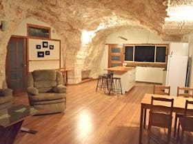 Kitchen and Living area