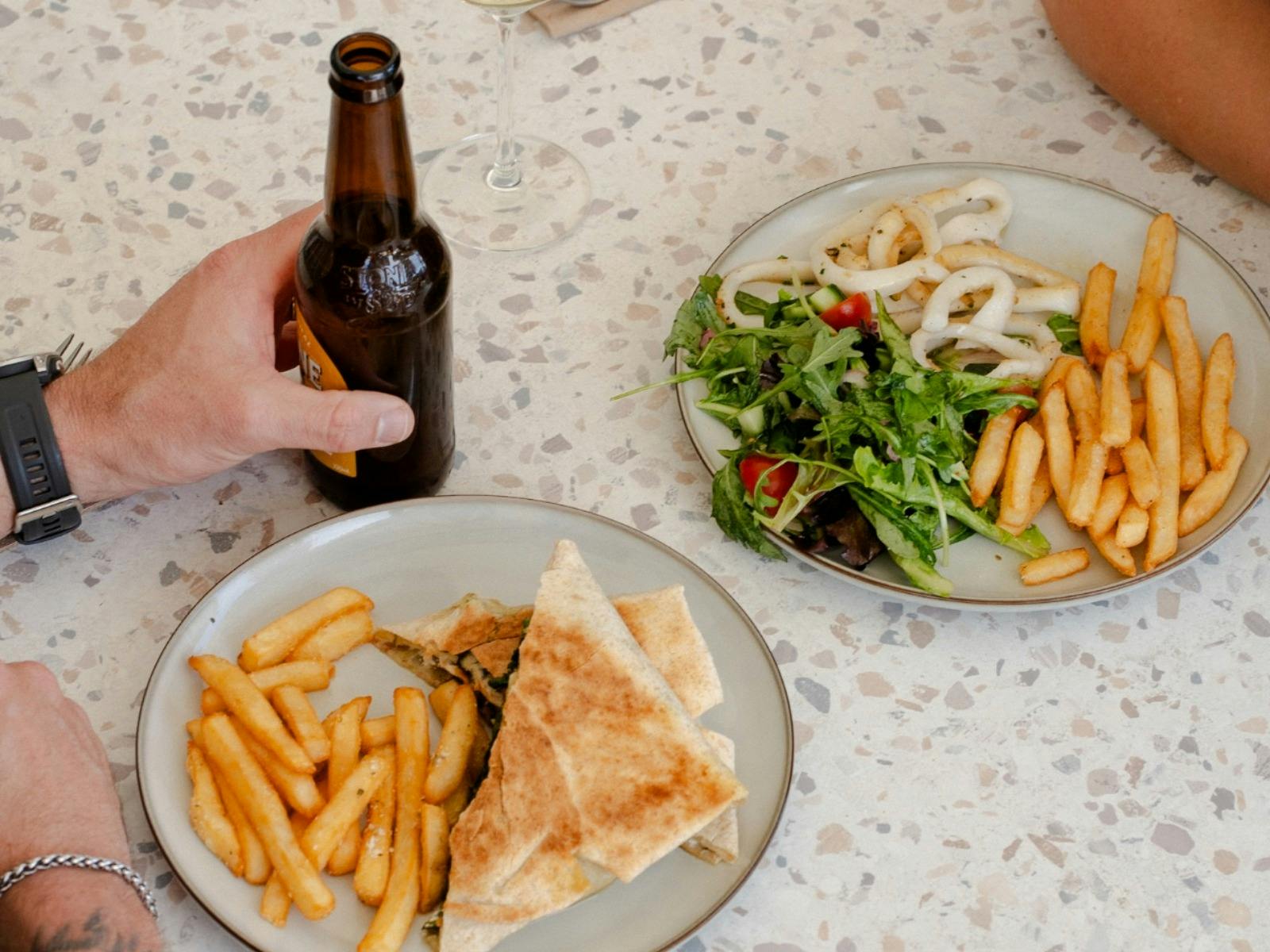 Best lunch, wine, beer, cocktails. Fully Licensed.