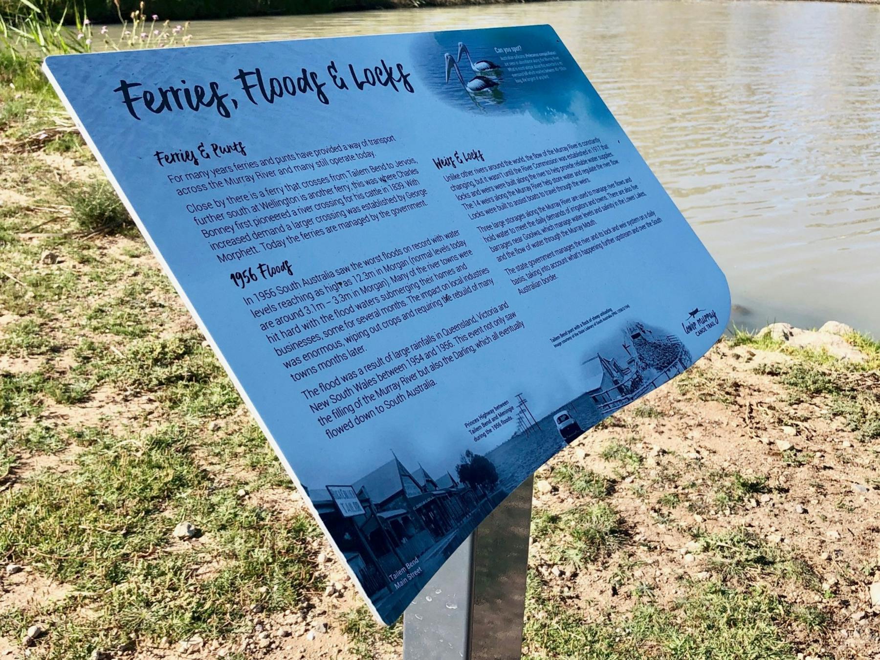 Lower Murray Canoe Trail Signage