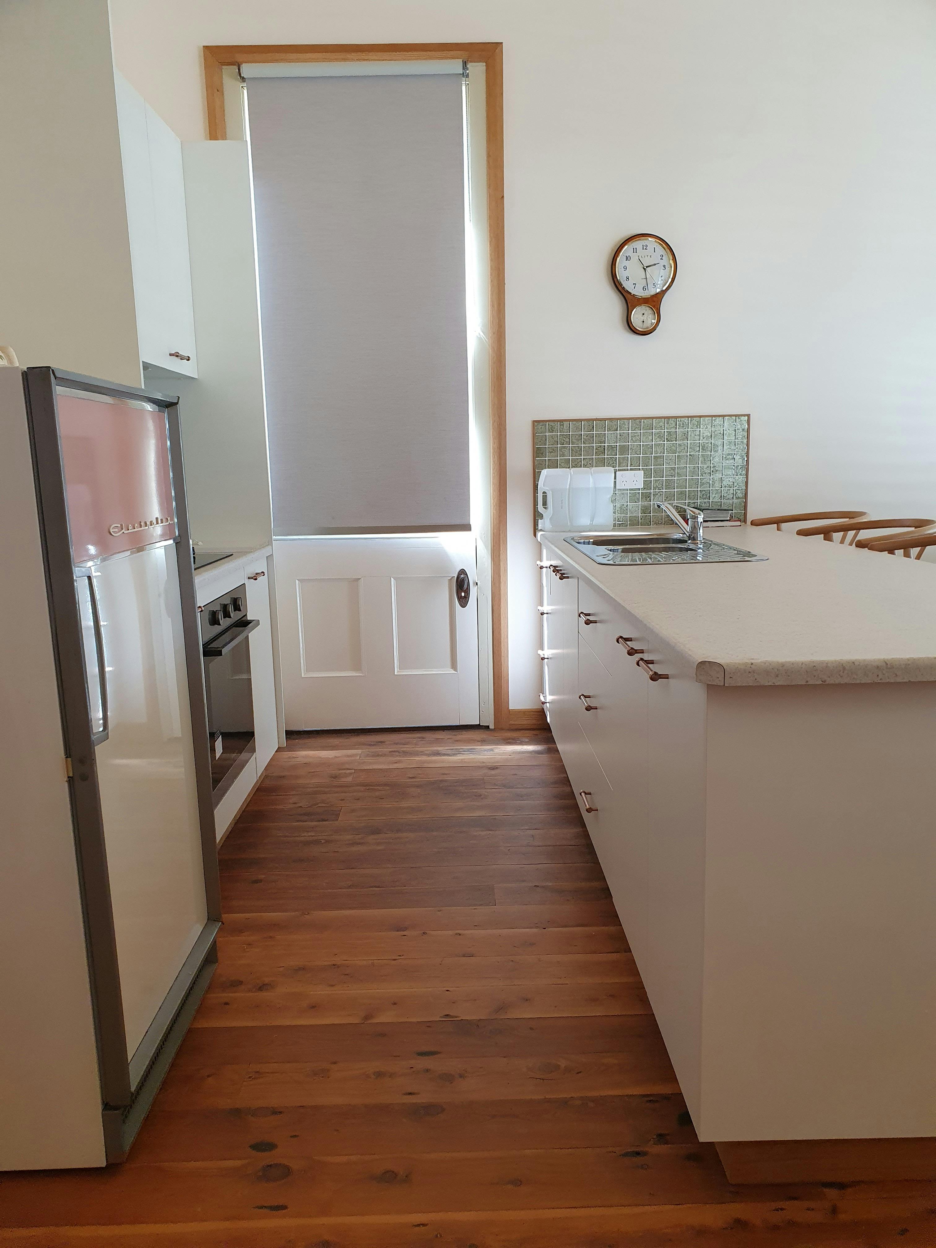 Antique fridge to add to the ambience of the build.