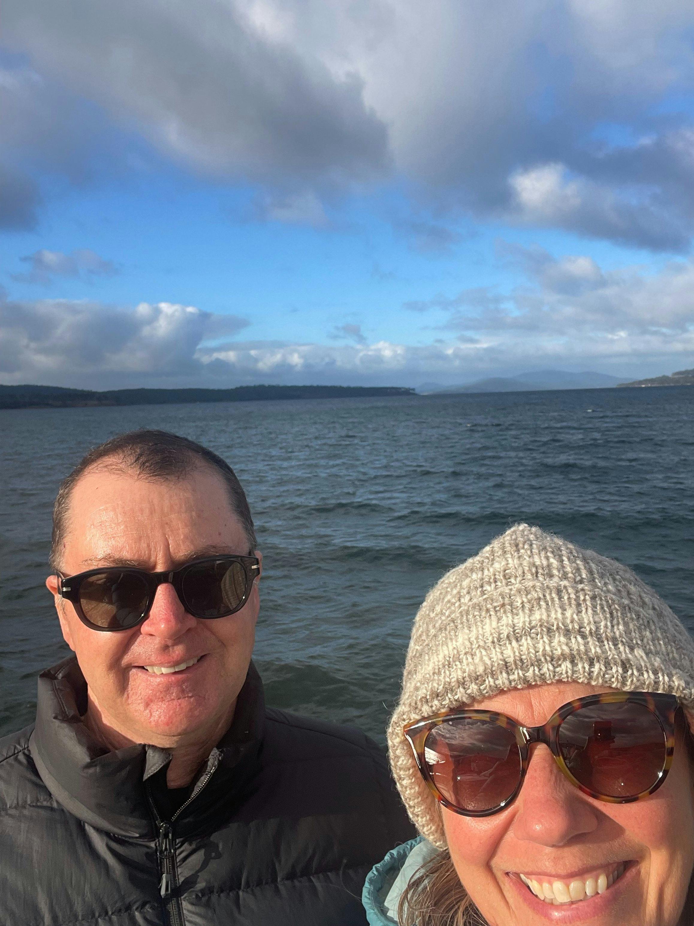 On the way to Bruny