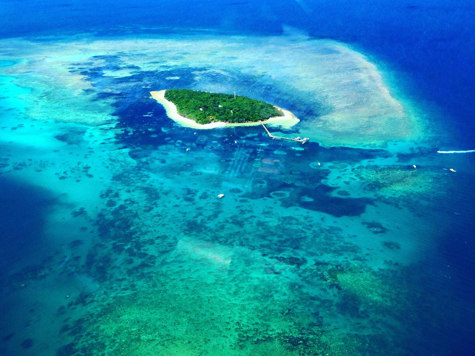 Green Island on a perfect day