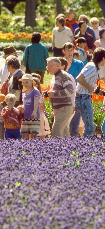 Photograph of visitors at Floriade in 1988