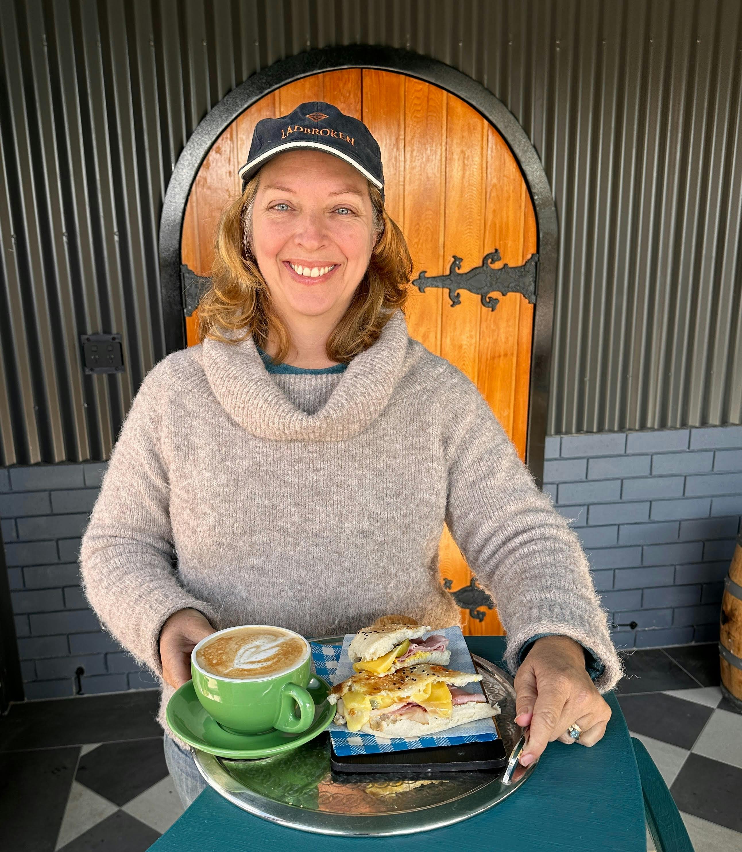 Best coffee in town and sandwhiches proudly served on Sundays