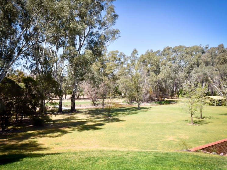 Grounds looking towards River