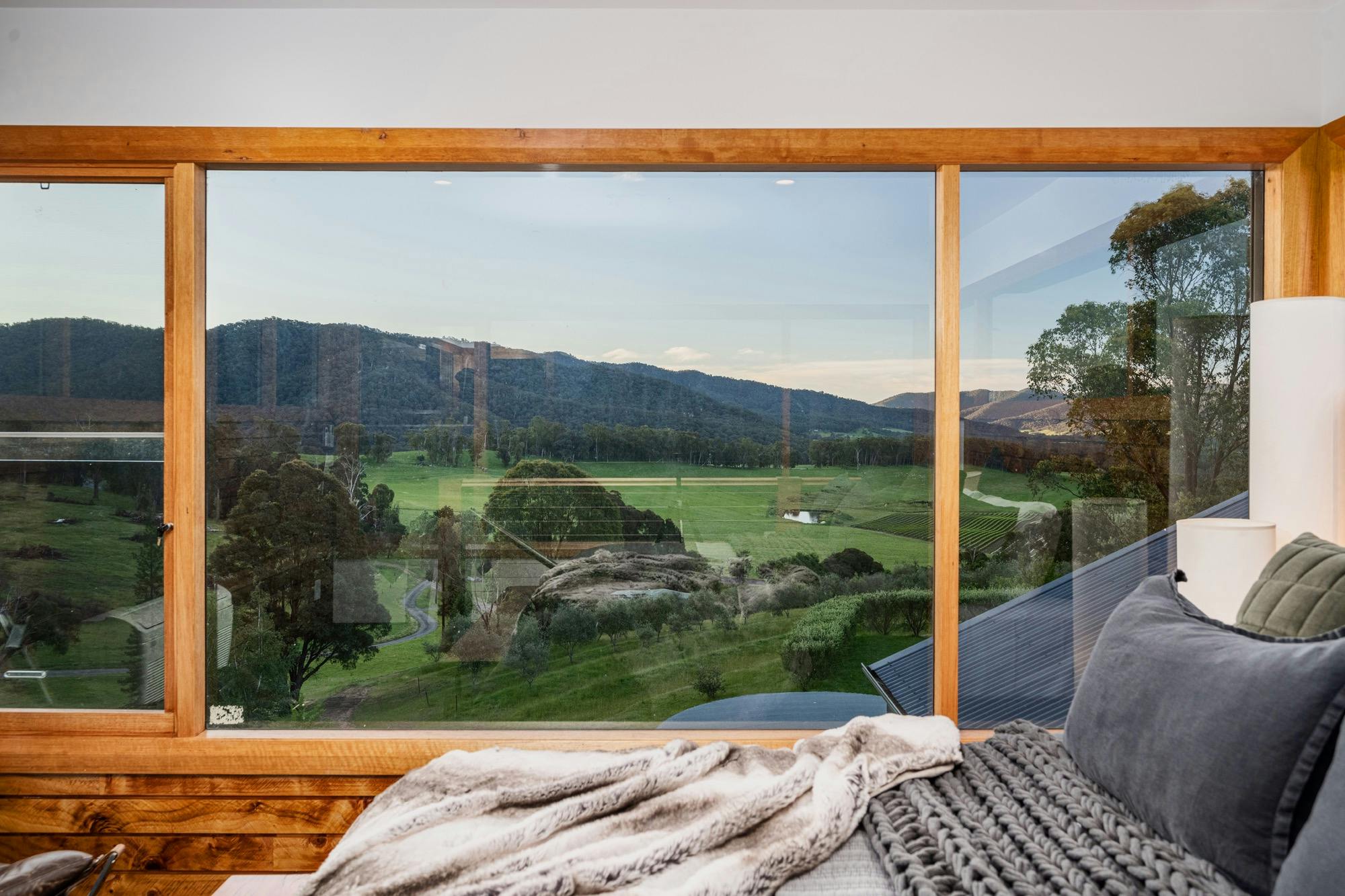 Upstairs Bedroom view of Mt Buffalo