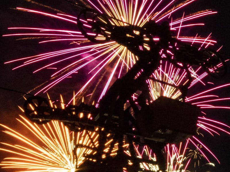 End of event fireworks show