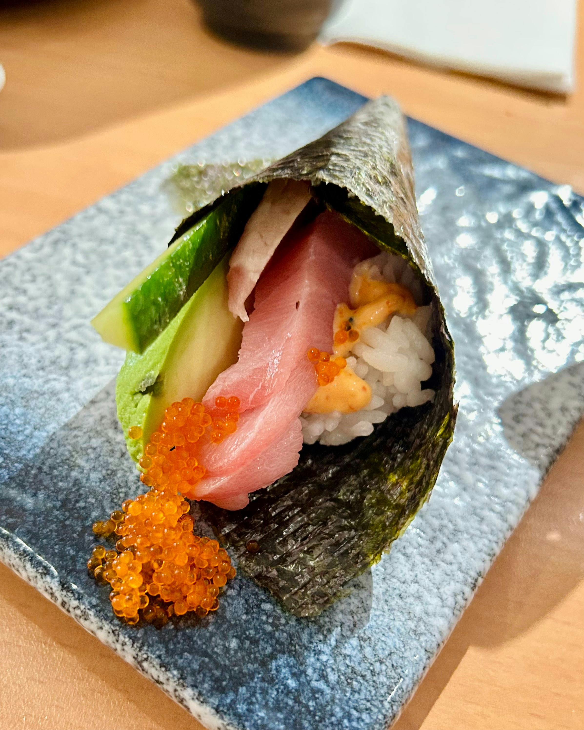 Expert Chefs prepare your tuna to perfection -  Tuna Sushi Roll