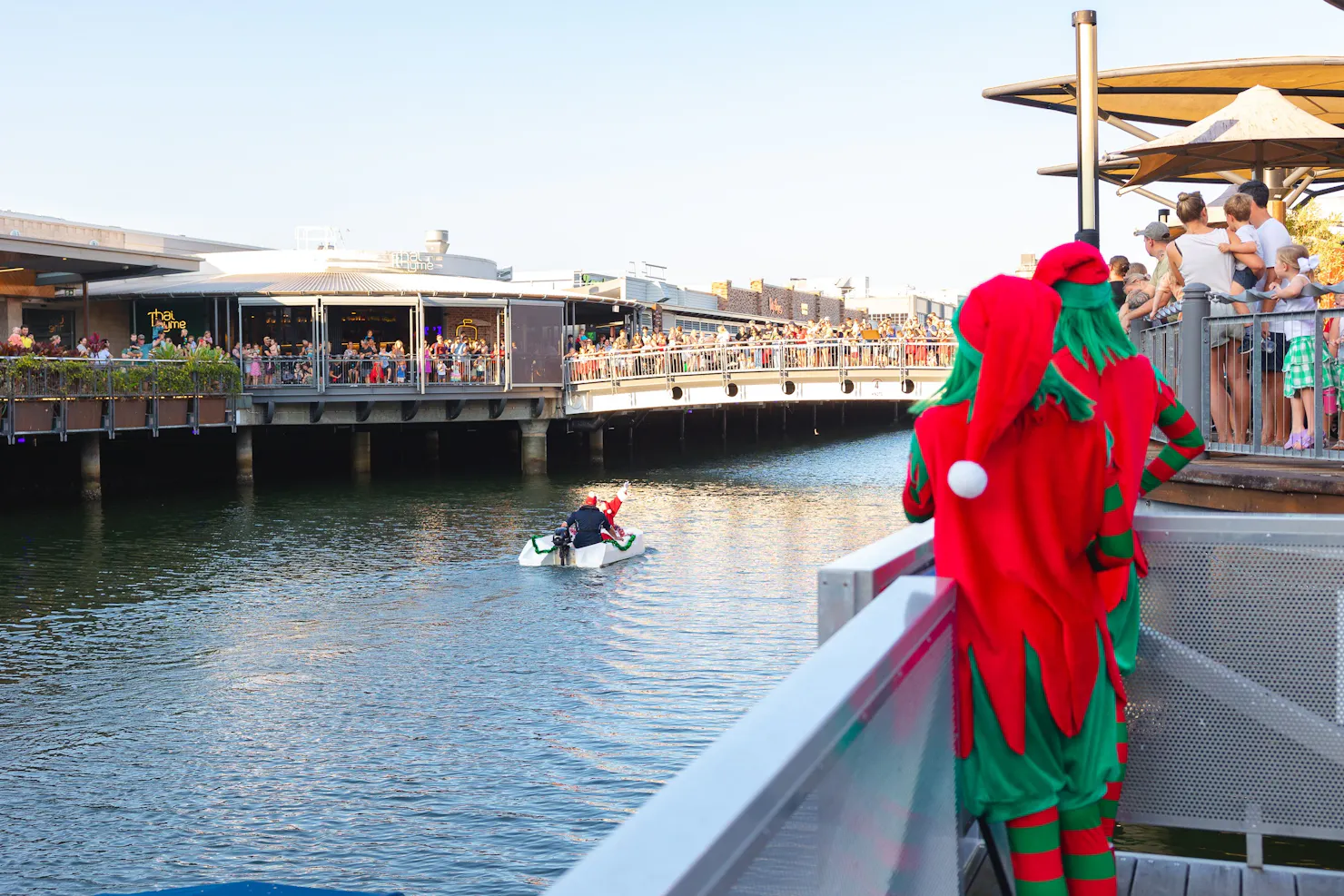 Santa's Arrival at Sunshine Plaza