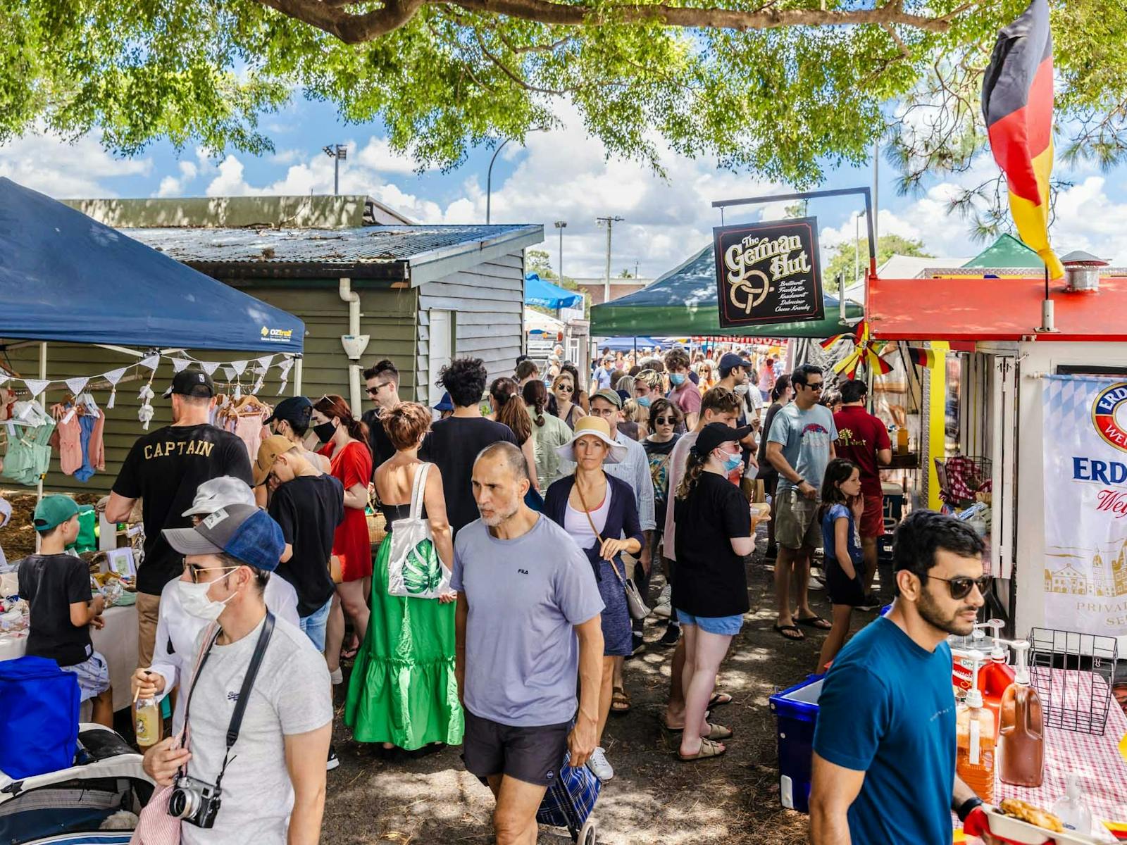 West end markets crowd West end markets crowd