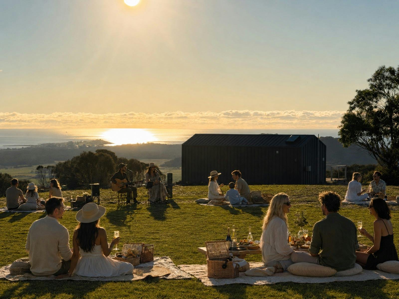Christmas on The George Tasmania Lawn