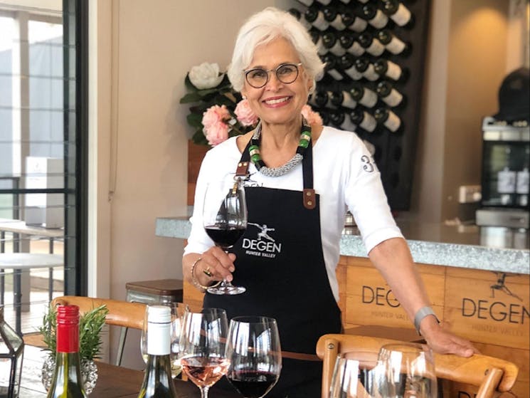 Come to our cellar door and meet matriarch Jean