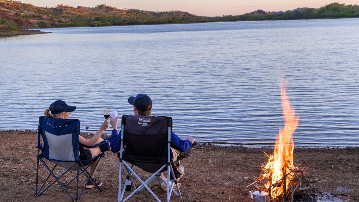 Camping at Corella Dam