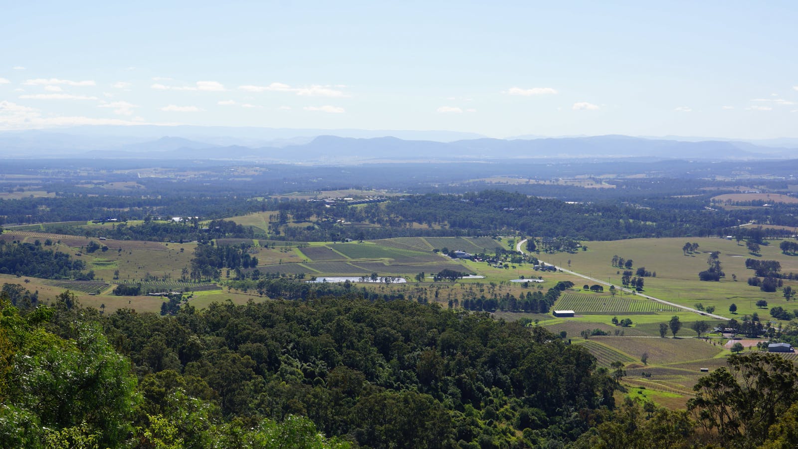 Hunter Valley mountains view