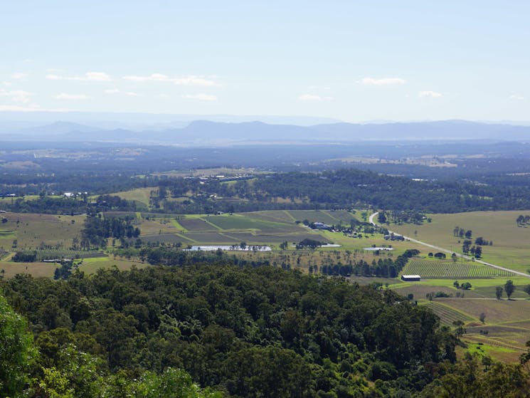 Hunter Valley mountains view