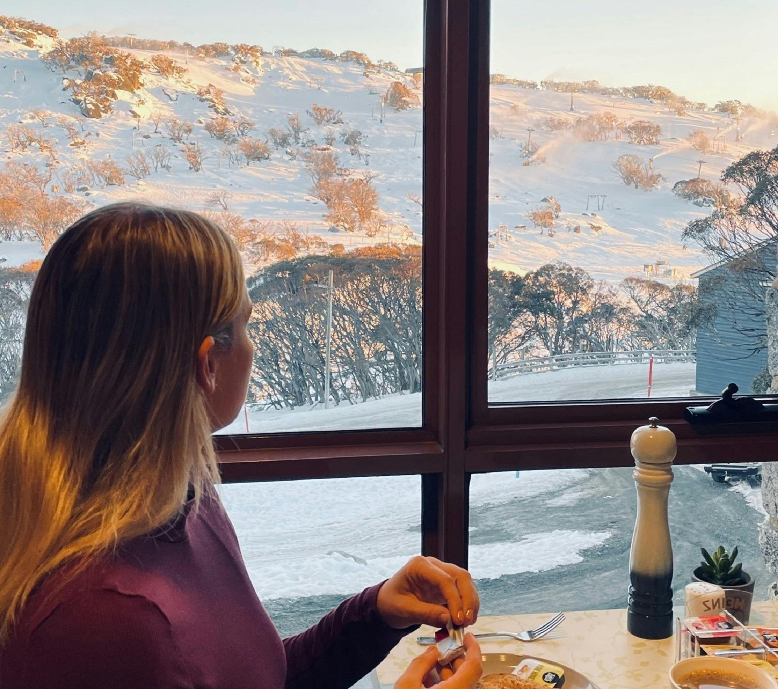 Boonoona Ski Lodge breakfast