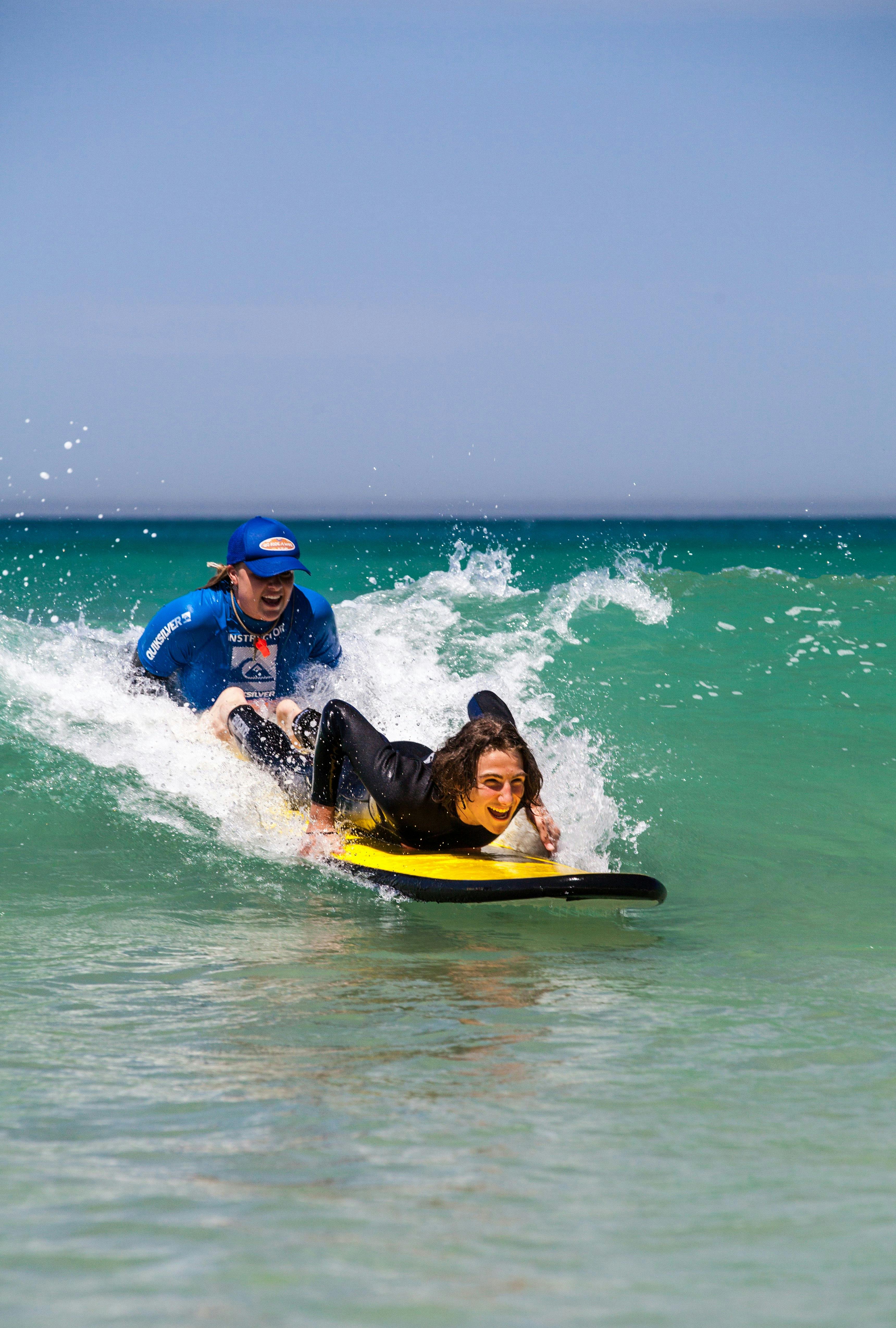 Learn to surf. Surfing lessons