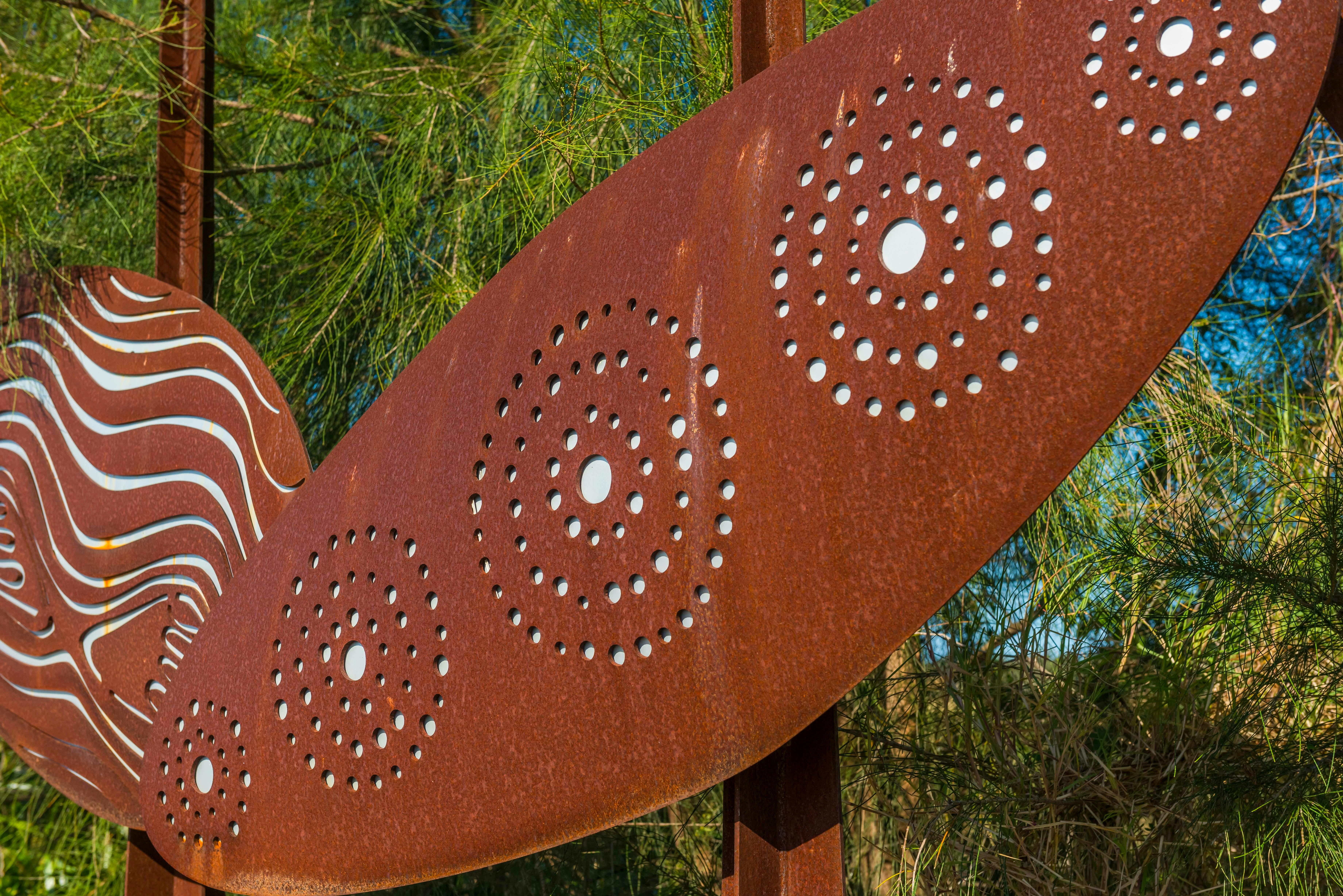 corten steel shields
