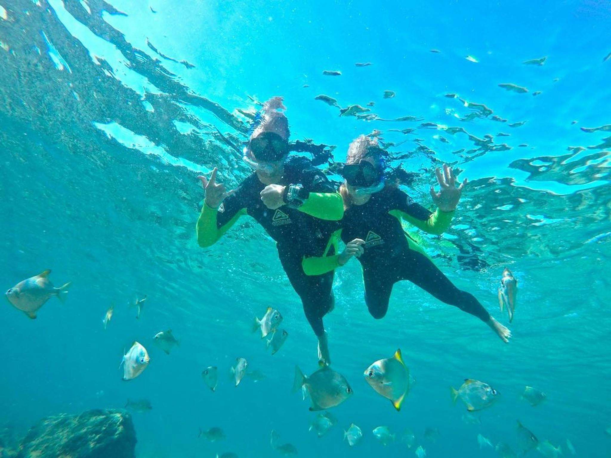 snorkelling