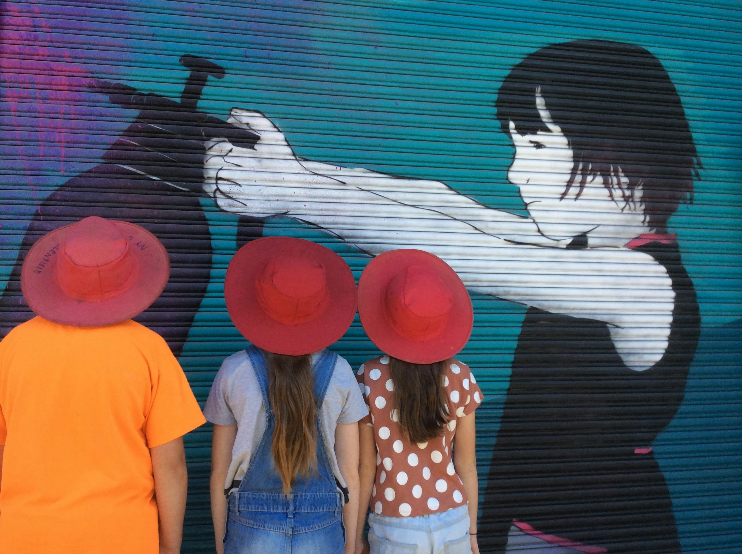 Street art in the Space2b Laneway & cafe by BeFree