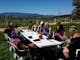 Tasting with views at Red Feet winery