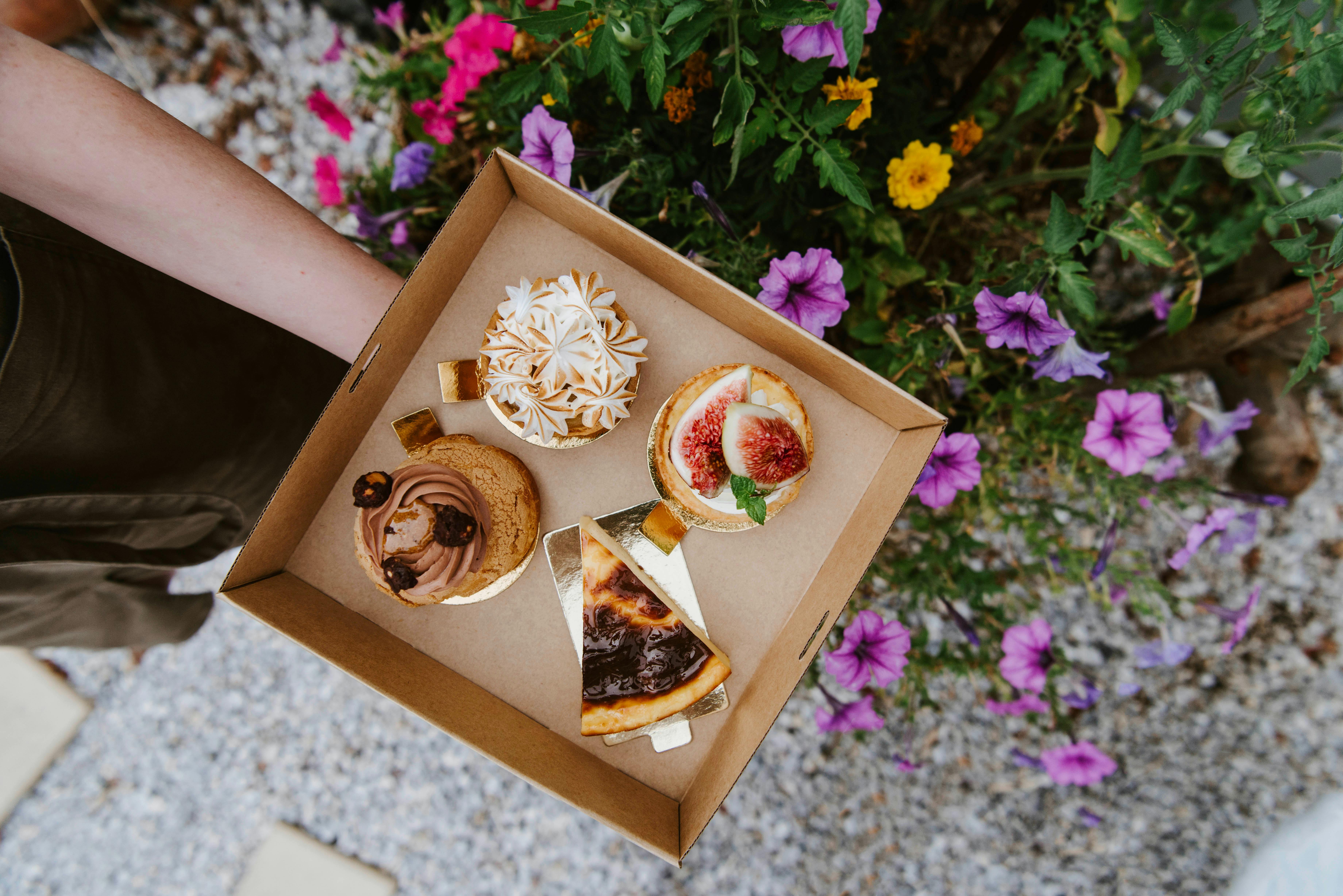 A selection sweet pastries