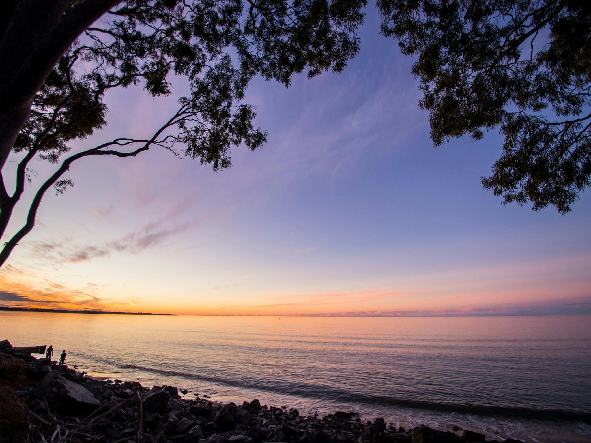 Sunset, Fraser Coast, Queensland. Sunset, Fraser Coast, Queensland.