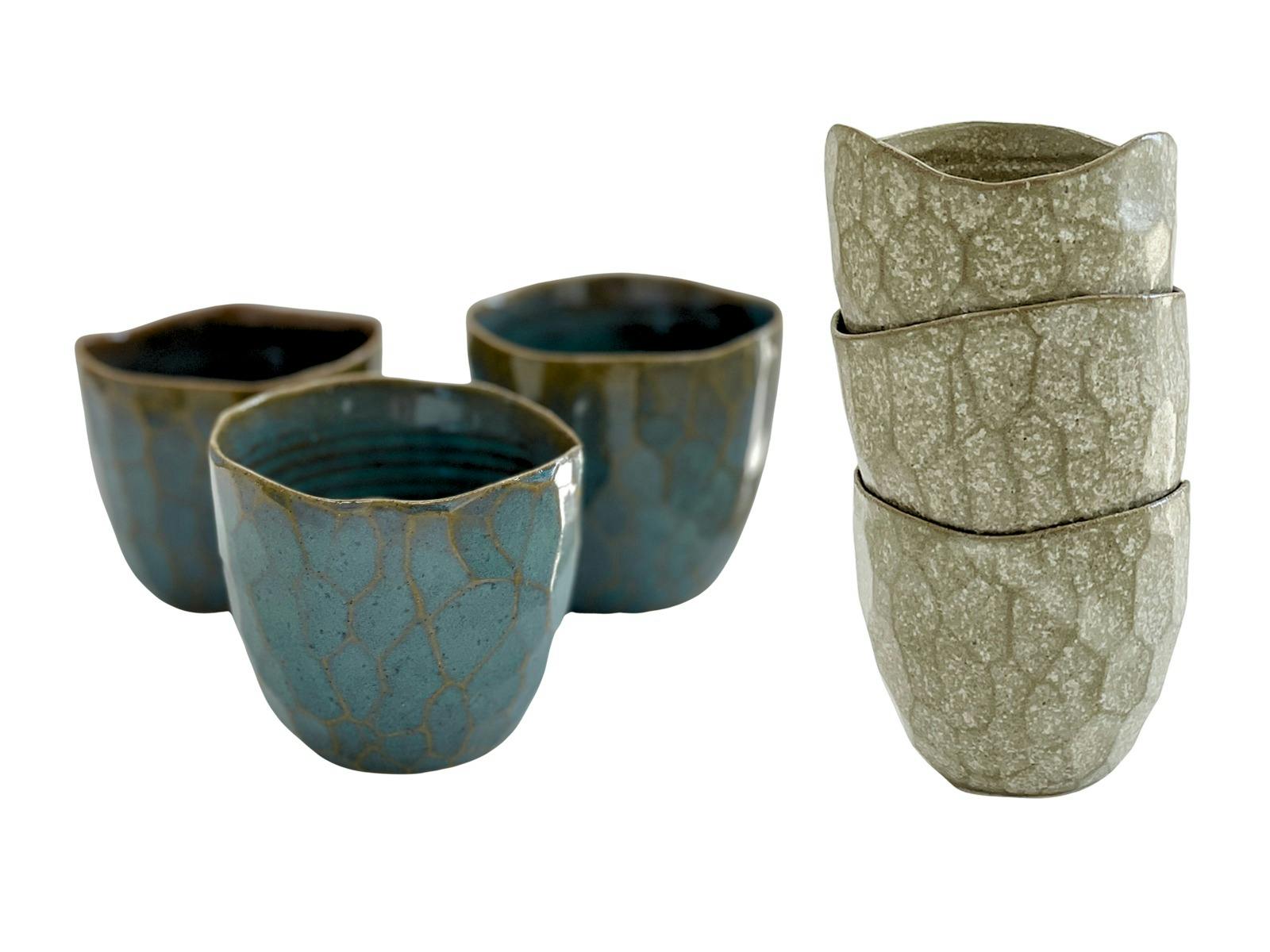 Handmade latte cups by Ruth Byrne