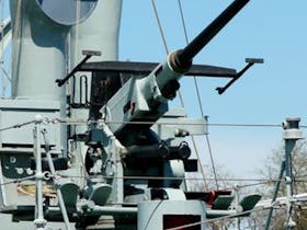 HMAS Castlemaine Museum Ship Bofors Gun
