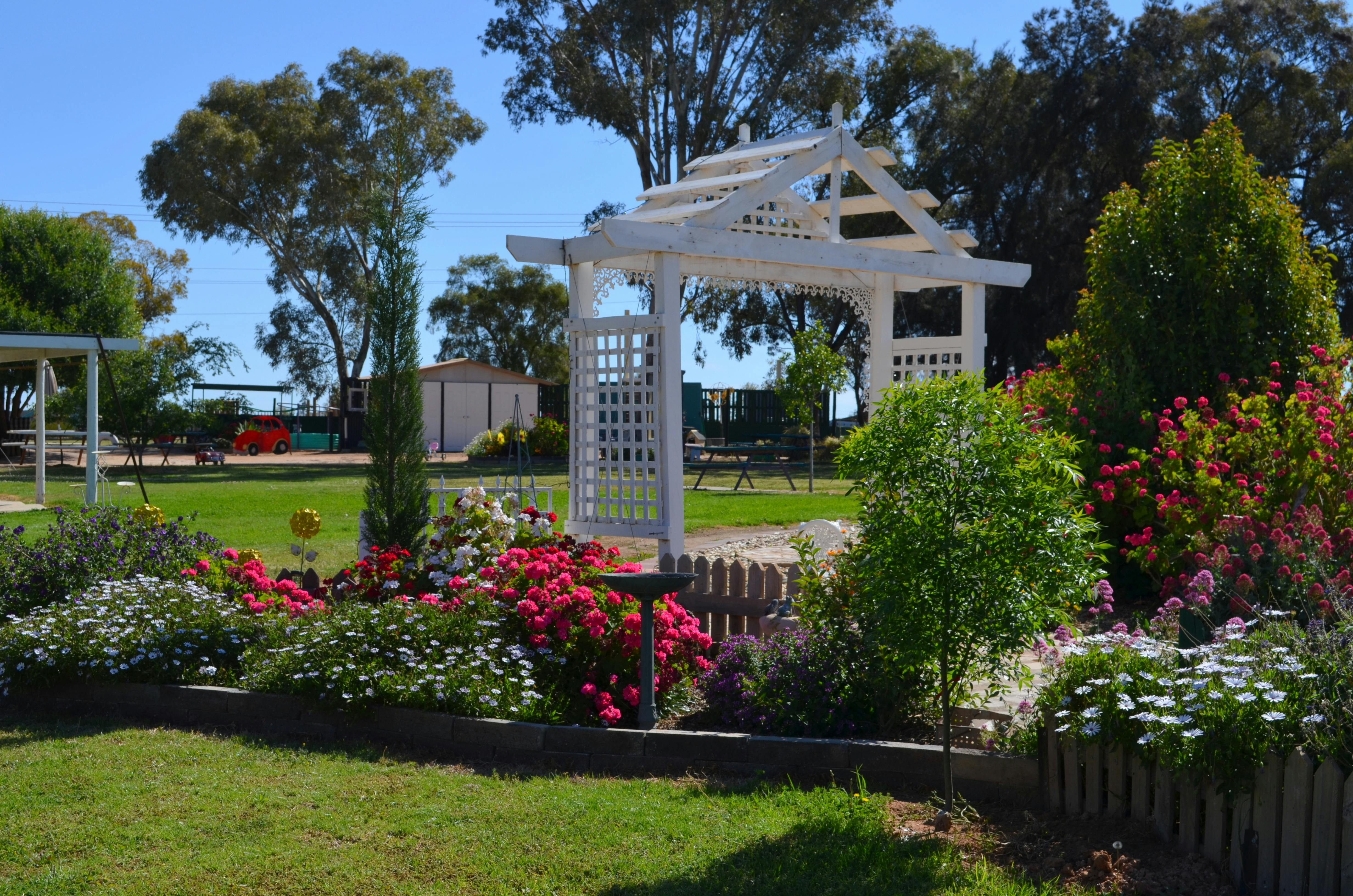Archway in the gardens