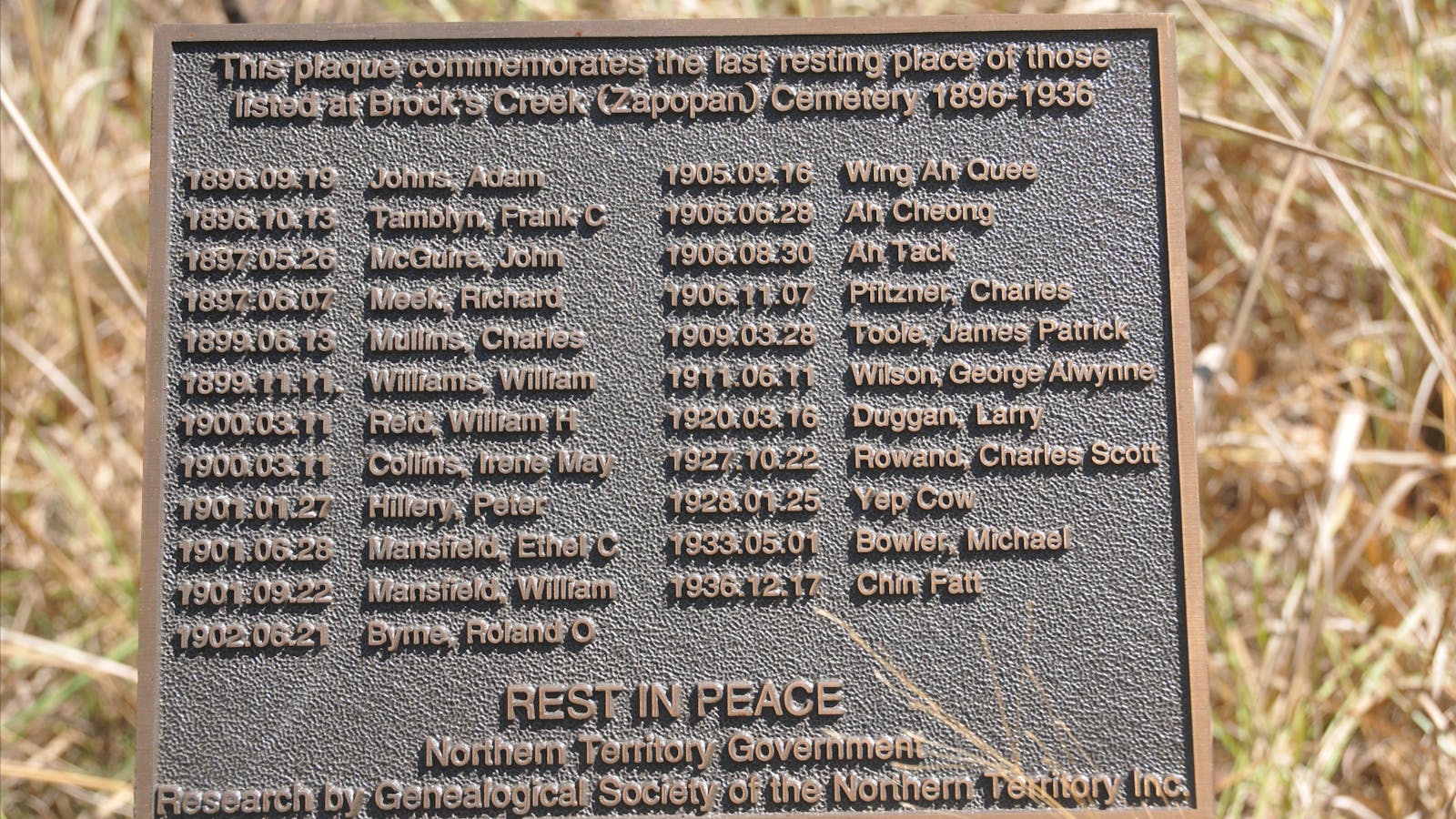 Brocks Creek Cemetery
