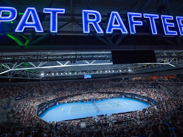 Image of tennis on Pat Rafter Arena