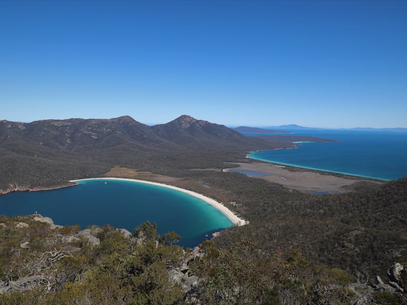 View of Wineglass Bay from Amos Mt
