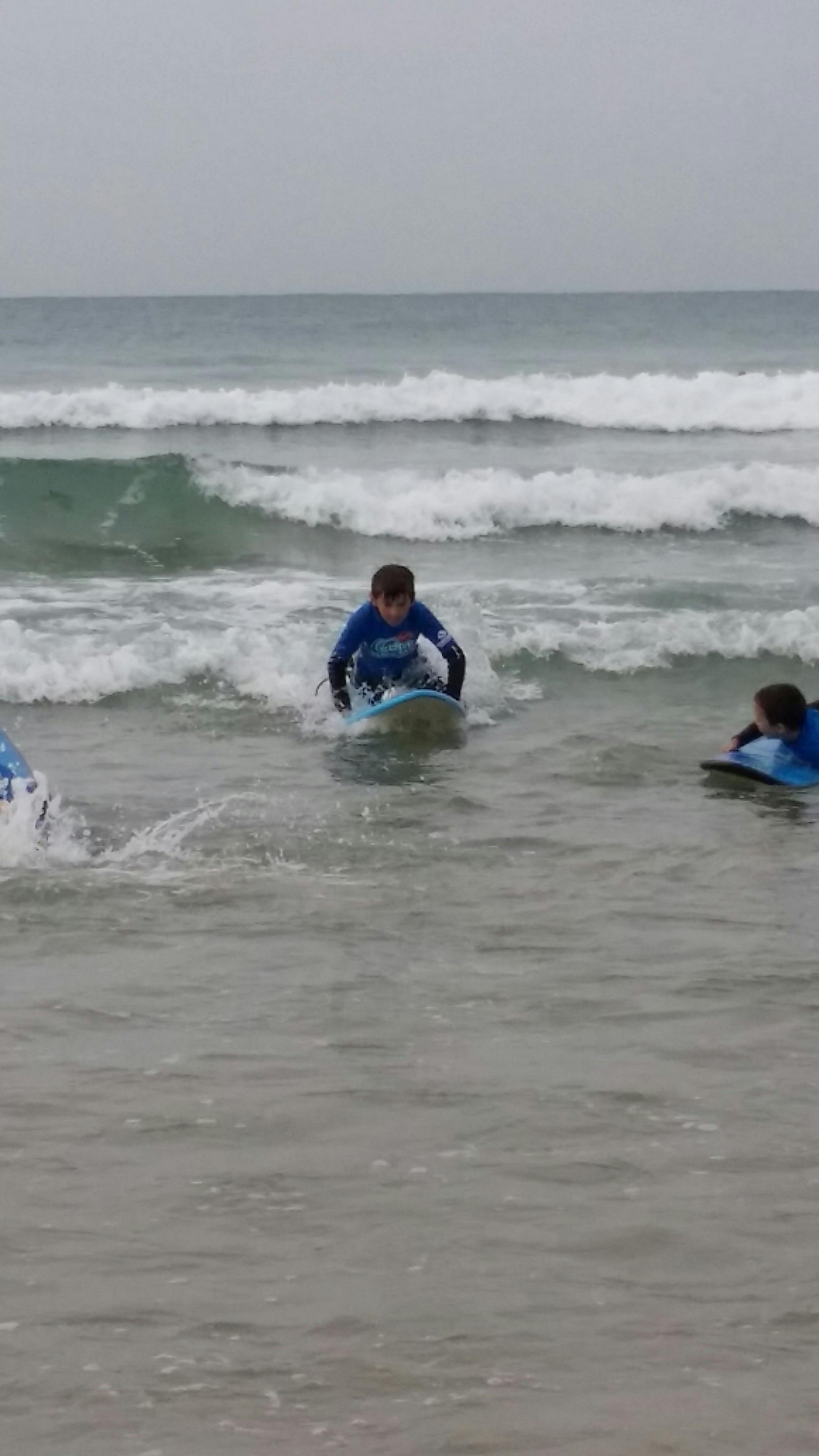 Catching a wave