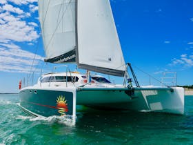 Experience Coffin Bay on a sailing catamaran luxury tour, Eyre Peninsula, South Australia