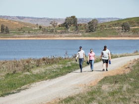 Walk or run the 4.5km trail loop around the reservoir and its dam wall