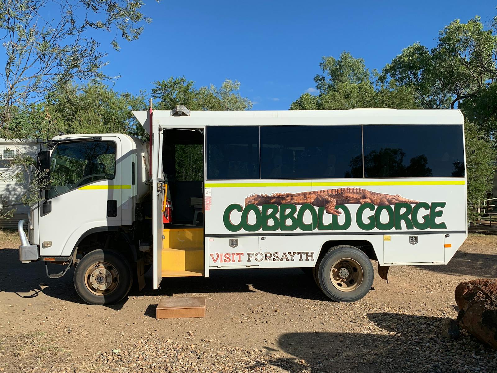 Cobbold Gorge transfer vehicle