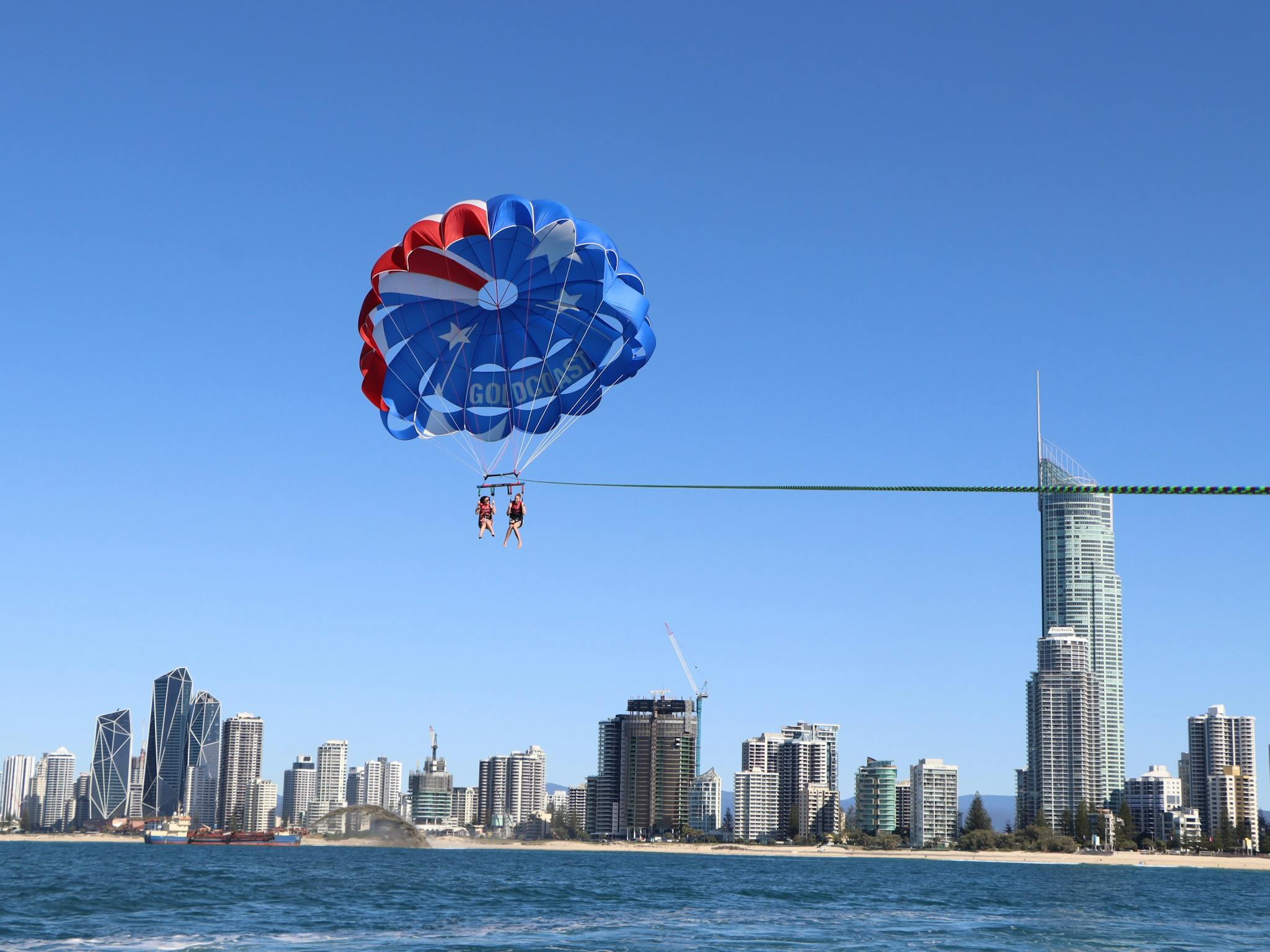 Picture of Surfers Paradise skyline. Picture of Surfers Paradise skyline.