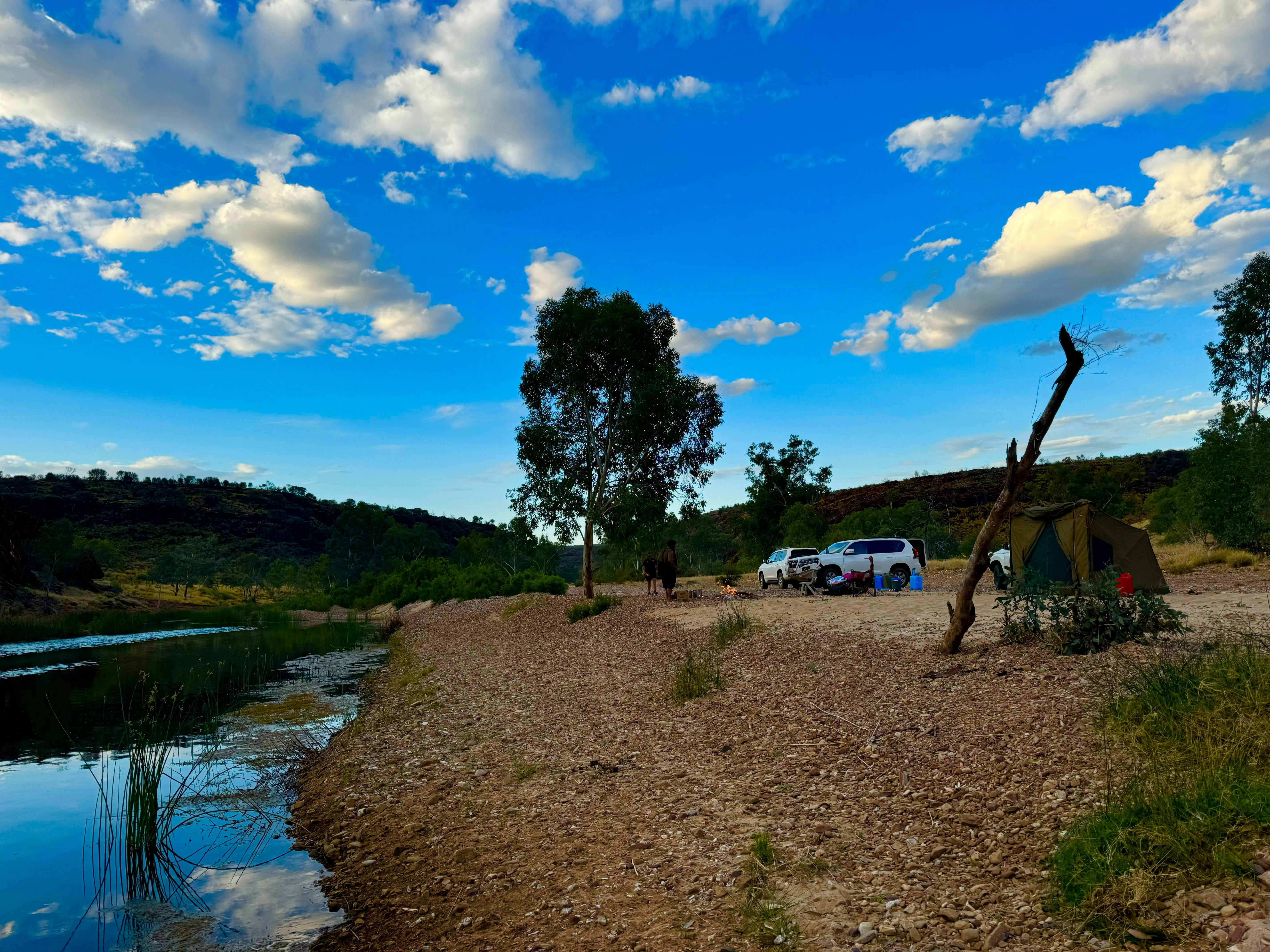 Beautiful swimming spot on the Finke River